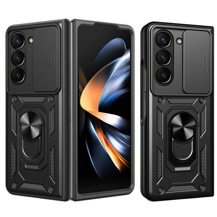 Sliding Camera Cover Design TPU+PC Phone Case, For Samsung Galaxy Z Fold8, For Samsung Galaxy Z Fold7, For Samsung Galaxy Z Fold6, For Samsung Galaxy Z Fold5