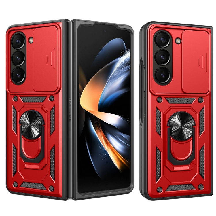 Sliding Camera Cover Design TPU+PC Phone Case, For Samsung Galaxy Z Fold8, For Samsung Galaxy Z Fold7, For Samsung Galaxy Z Fold6, For Samsung Galaxy Z Fold5