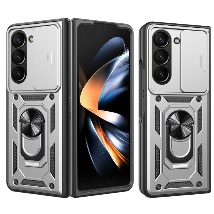 Sliding Camera Cover Design TPU+PC Phone Case, For Samsung Galaxy Z Fold8, For Samsung Galaxy Z Fold7, For Samsung Galaxy Z Fold6, For Samsung Galaxy Z Fold5