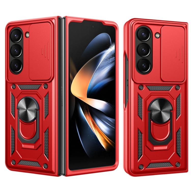 Sliding Camera Cover Design TPU+PC Phone Case, For Samsung Galaxy Z Fold8, For Samsung Galaxy Z Fold7, For Samsung Galaxy Z Fold6, For Samsung Galaxy Z Fold5