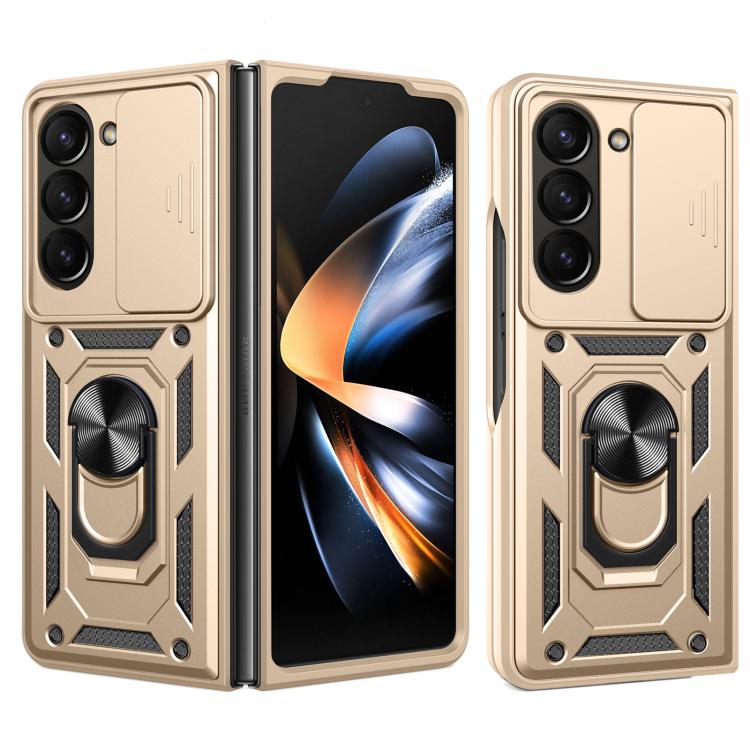 Sliding Camera Cover Design TPU+PC Phone Case, For Samsung Galaxy Z Fold8, For Samsung Galaxy Z Fold7, For Samsung Galaxy Z Fold6, For Samsung Galaxy Z Fold5