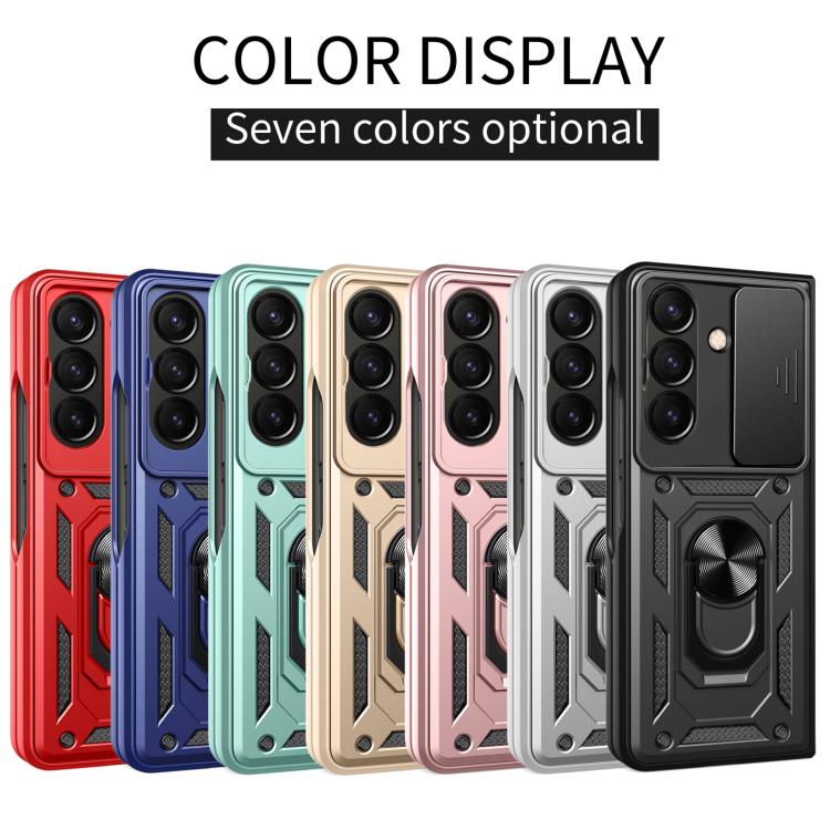 Sliding Camera Cover Design TPU+PC Phone Case, For Samsung Galaxy Z Fold8, For Samsung Galaxy Z Fold7, For Samsung Galaxy Z Fold6, For Samsung Galaxy Z Fold5