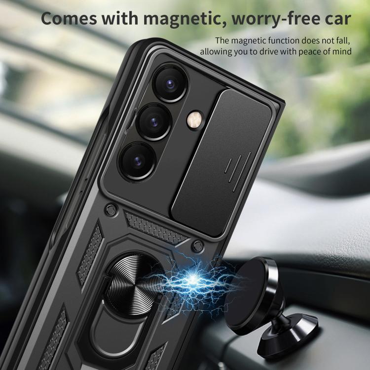 Sliding Camera Cover Design TPU+PC Phone Case, For Samsung Galaxy Z Fold8, For Samsung Galaxy Z Fold7, For Samsung Galaxy Z Fold6, For Samsung Galaxy Z Fold5