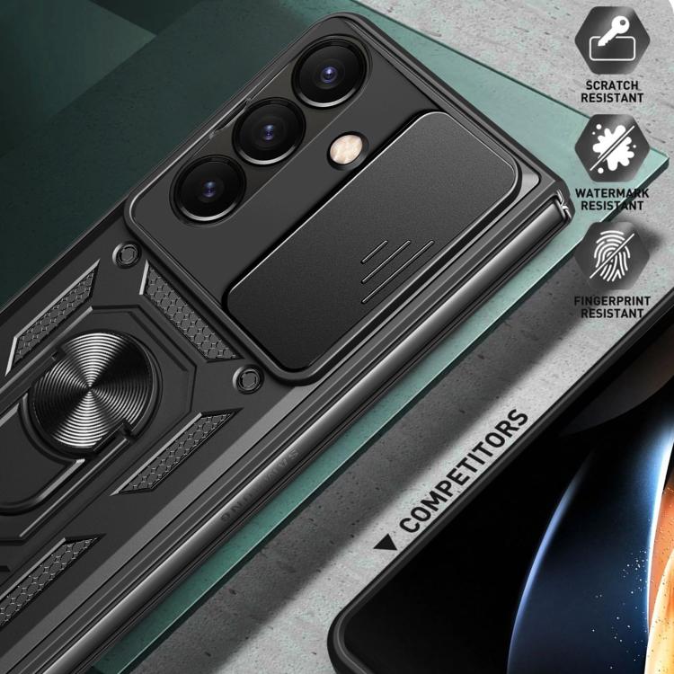 Sliding Camera Cover Design TPU+PC Phone Case, For Samsung Galaxy Z Fold8, For Samsung Galaxy Z Fold7, For Samsung Galaxy Z Fold6, For Samsung Galaxy Z Fold5