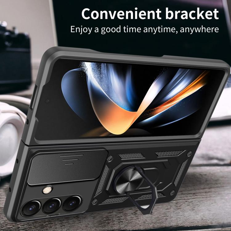 Sliding Camera Cover Design TPU+PC Phone Case, For Samsung Galaxy Z Fold8, For Samsung Galaxy Z Fold7, For Samsung Galaxy Z Fold6, For Samsung Galaxy Z Fold5