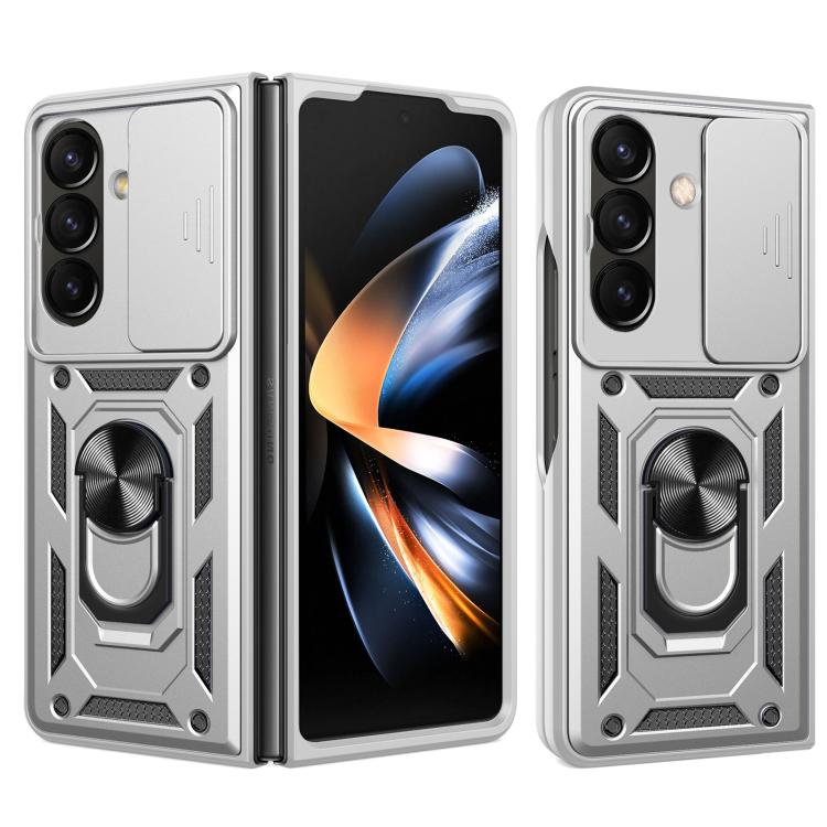 Sliding Camera Cover Design TPU+PC Phone Case, For Samsung Galaxy Z Fold8, For Samsung Galaxy Z Fold7, For Samsung Galaxy Z Fold6, For Samsung Galaxy Z Fold5
