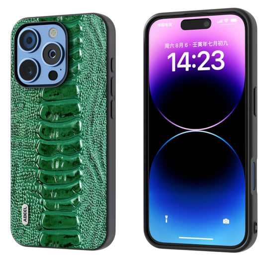 ABEEL Genuine Leather Weilai Series Phone Case, For iPhone 16 Pro Max, For iPhone 16 Pro, For iPhone 16 Plus, For iPhone 16, For iPhone 15 Pro Max, For iPhone 15 Pro, For iPhone 15 Plus, For iPhone 15, For iPhone 14 Plus, For iPhone 14, For iPhone 14 P...