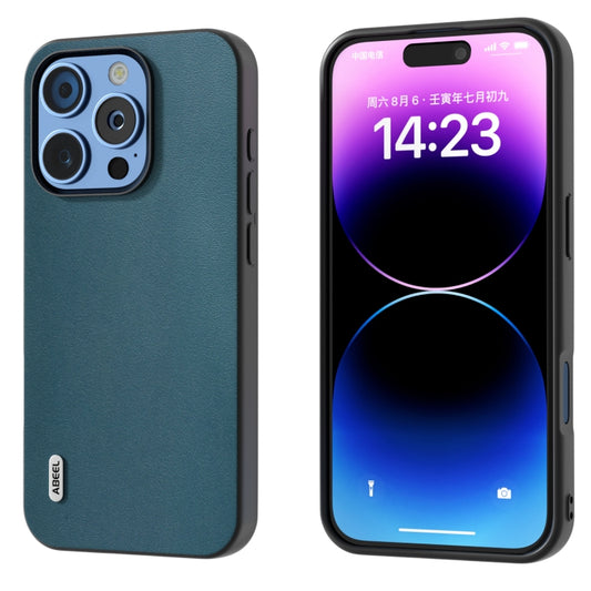 ABEEL Genuine Leather Xiaoya Series Phone Case, For iPhone 16 Pro Max, For iPhone 16 Pro, For iPhone 16 Plus, For iPhone 16, For iPhone 15 Pro Max, For iPhone 15 Pro, For iPhone 15 Plus, For iPhone 15, For iPhone 14 Plus, For iPhone 14, For iPhone 14 P...