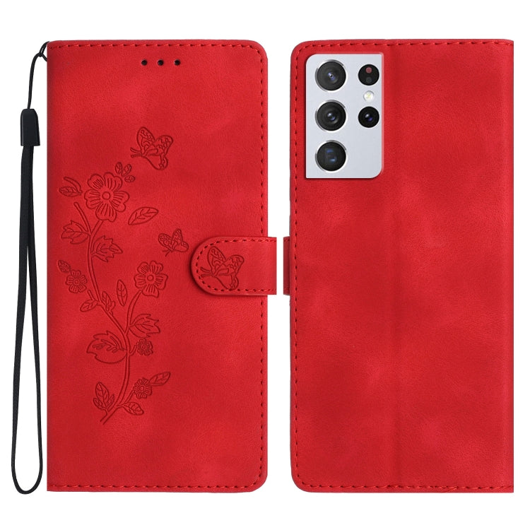 Flower Butterfly Embossing Pattern Leather Phone Case, For Samsung Galaxy A32 4G, For Samsung Galaxy A72 5G, For Samsung Galaxy A52 5G, For Samsung Galaxy A32 5G, For Samsung Galaxy S21 5G, For Samsung Galaxy S21+ 5G, For Samsung Galaxy S21 Ultra 5G   ...