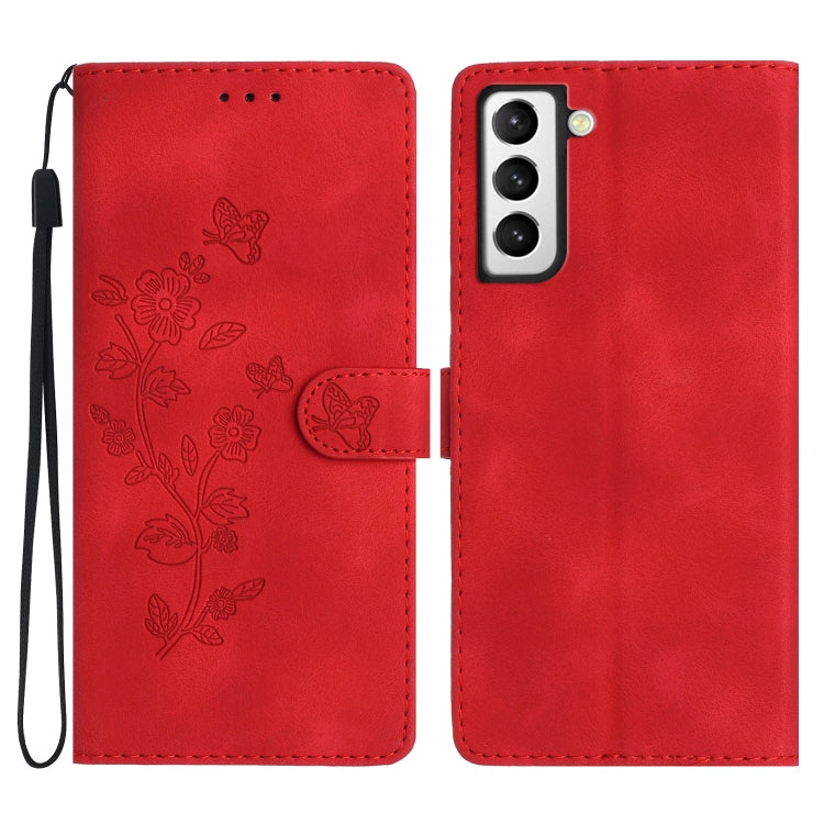 Flower Butterfly Embossing Pattern Leather Phone Case, For Samsung Galaxy S22 5G, For Samsung Galaxy A13 5G, For Samsung Galaxy M32, For Samsung Galaxy A41, For Samsung Galaxy A22 4G, For Samsung Galaxy A22 5G, For Samsung Galaxy S21 FE 5G             ...