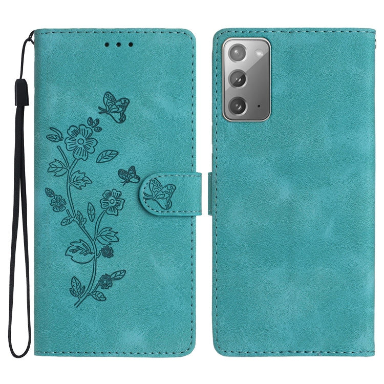 Flower Butterfly Embossing Pattern Leather Phone Case, For Samsung Galaxy A12, For Samsung Galaxy A42 5G, For Samsung Galaxy Note20 Ultra, For Samsung Galaxy Note20, For Samsung Galaxy A21s, For Samsung Galaxy S20 Ultra, For Samsung Galaxy S20         ...