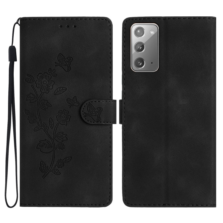 Flower Butterfly Embossing Pattern Leather Phone Case, For Samsung Galaxy A12, For Samsung Galaxy A42 5G, For Samsung Galaxy Note20 Ultra, For Samsung Galaxy Note20, For Samsung Galaxy A21s, For Samsung Galaxy S20 Ultra, For Samsung Galaxy S20         ...