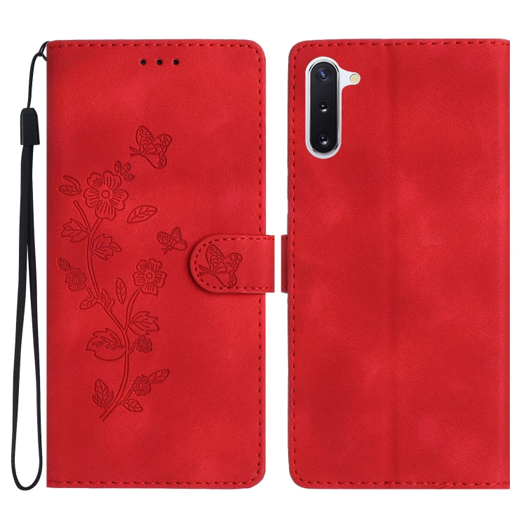 Flower Butterfly Embossing Pattern Leather Phone Case, For Samsung Galaxy A71 4G, For Samsung Galaxy A51 4G, For Samsung Galaxy A20s, For Samsung Galaxy Note10, For Samsung Galaxy Note10+, For Samsung Galaxy A20e, For Samsung Galaxy A70                ...