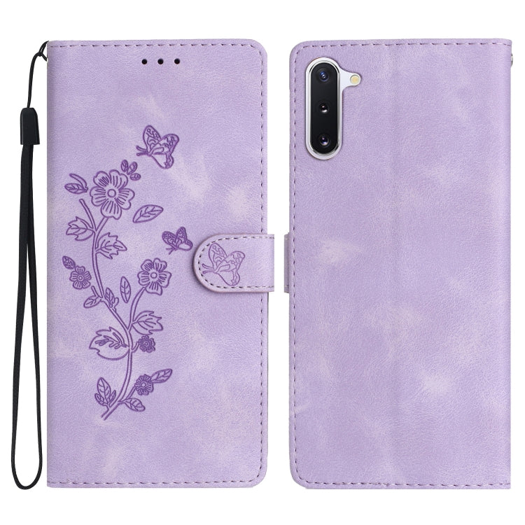 Flower Butterfly Embossing Pattern Leather Phone Case, For Samsung Galaxy A71 4G, For Samsung Galaxy A51 4G, For Samsung Galaxy A20s, For Samsung Galaxy Note10, For Samsung Galaxy Note10+, For Samsung Galaxy A20e, For Samsung Galaxy A70                ...
