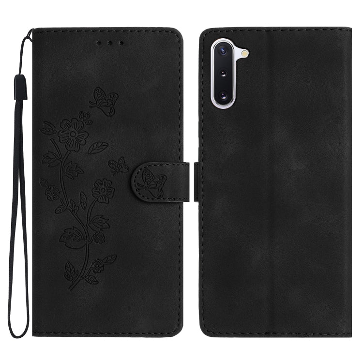 Flower Butterfly Embossing Pattern Leather Phone Case, For Samsung Galaxy A71 4G, For Samsung Galaxy A51 4G, For Samsung Galaxy A20s, For Samsung Galaxy Note10, For Samsung Galaxy Note10+, For Samsung Galaxy A20e, For Samsung Galaxy A70                ...