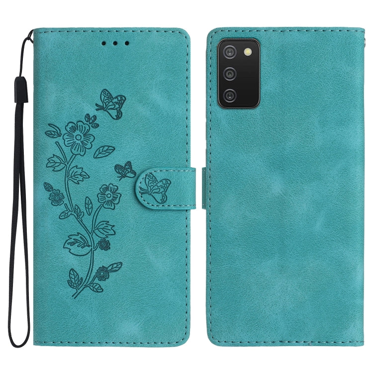 Flower Butterfly Embossing Pattern Leather Phone Case, For Samsung Galaxy S22 5G, For Samsung Galaxy A13 5G, For Samsung Galaxy M32, For Samsung Galaxy A41, For Samsung Galaxy A22 4G, For Samsung Galaxy A22 5G, For Samsung Galaxy S21 FE 5G             ...