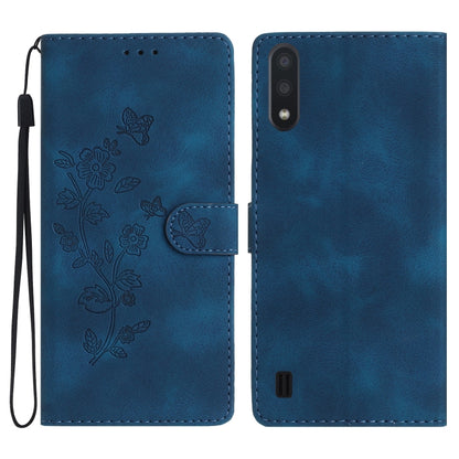 Flower Butterfly Embossing Pattern Leather Phone Case, For Samsung Galaxy A10 / M10, For Samsung Galaxy A20 / A30, For Samsung Galaxy A50, For Samsung Galaxy S10e, For Samsung Galaxy S10+, For Samsung Galaxy S10