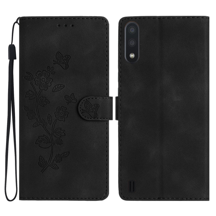 Flower Butterfly Embossing Pattern Leather Phone Case, For Samsung Galaxy A10 / M10, For Samsung Galaxy A20 / A30, For Samsung Galaxy A50, For Samsung Galaxy S10e, For Samsung Galaxy S10+, For Samsung Galaxy S10