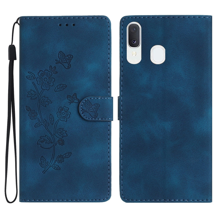Flower Butterfly Embossing Pattern Leather Phone Case, For Samsung Galaxy A10 / M10, For Samsung Galaxy A20 / A30, For Samsung Galaxy A50, For Samsung Galaxy S10e, For Samsung Galaxy S10+, For Samsung Galaxy S10