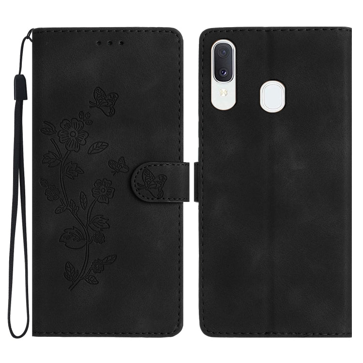 Flower Butterfly Embossing Pattern Leather Phone Case, For Samsung Galaxy A71 4G, For Samsung Galaxy A51 4G, For Samsung Galaxy A20s, For Samsung Galaxy Note10, For Samsung Galaxy Note10+, For Samsung Galaxy A20e, For Samsung Galaxy A70                ...