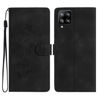 Flower Butterfly Embossing Pattern Leather Phone Case, For Samsung Galaxy S22 5G, For Samsung Galaxy A13 5G, For Samsung Galaxy M32, For Samsung Galaxy A41, For Samsung Galaxy A22 4G, For Samsung Galaxy A22 5G, For Samsung Galaxy S21 FE 5G             ...