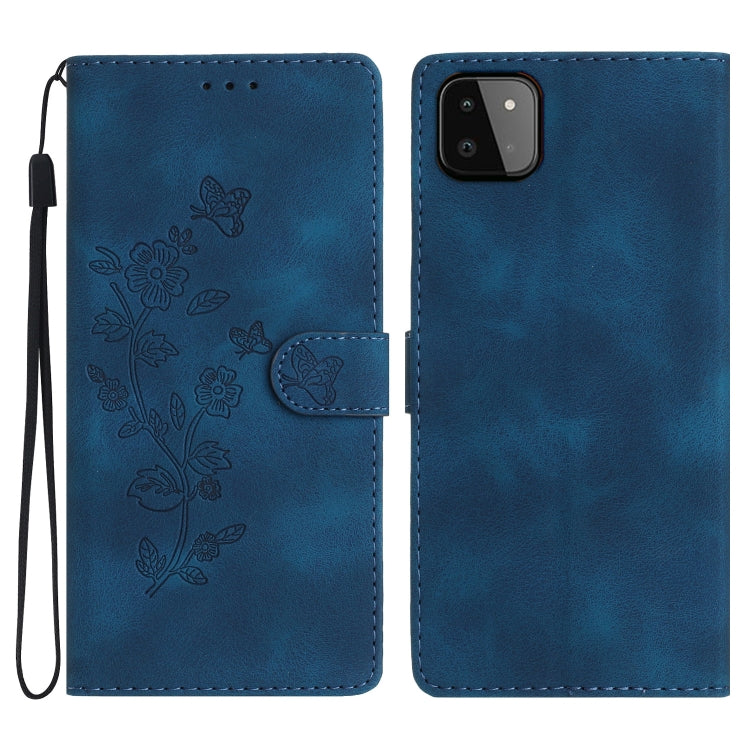 Flower Butterfly Embossing Pattern Leather Phone Case, For Samsung Galaxy S22 5G, For Samsung Galaxy A13 5G, For Samsung Galaxy M32, For Samsung Galaxy A41, For Samsung Galaxy A22 4G, For Samsung Galaxy A22 5G, For Samsung Galaxy S21 FE 5G             ...