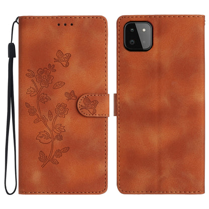 Flower Butterfly Embossing Pattern Leather Phone Case, For Samsung Galaxy S22 5G, For Samsung Galaxy A13 5G, For Samsung Galaxy M32, For Samsung Galaxy A41, For Samsung Galaxy A22 4G, For Samsung Galaxy A22 5G, For Samsung Galaxy S21 FE 5G             ...