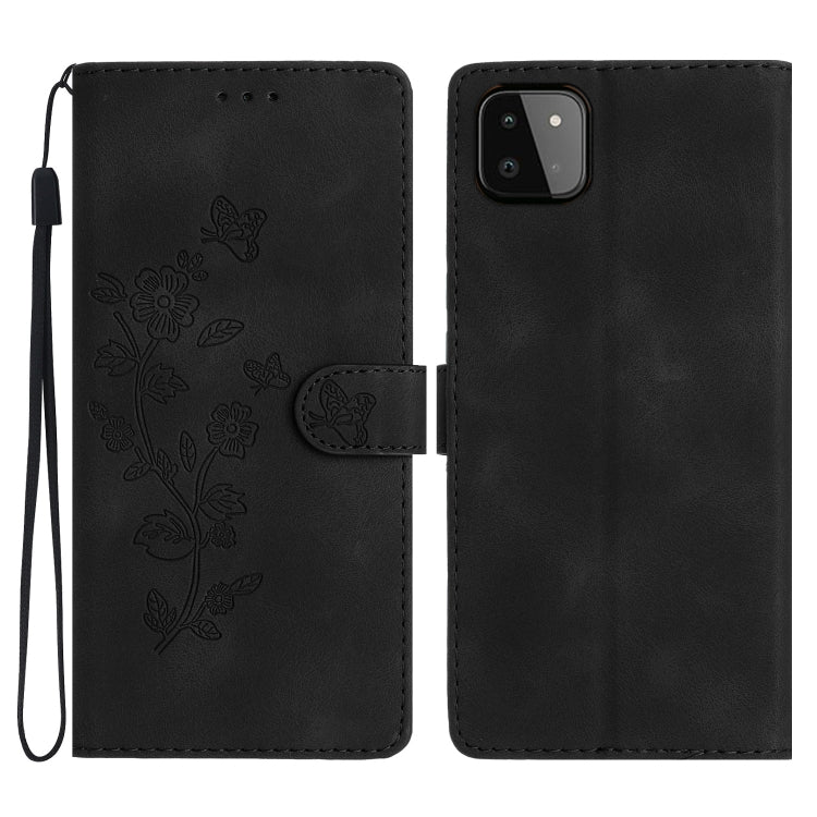 Flower Butterfly Embossing Pattern Leather Phone Case, For Samsung Galaxy S22 5G, For Samsung Galaxy A13 5G, For Samsung Galaxy M32, For Samsung Galaxy A41, For Samsung Galaxy A22 4G, For Samsung Galaxy A22 5G, For Samsung Galaxy S21 FE 5G             ...