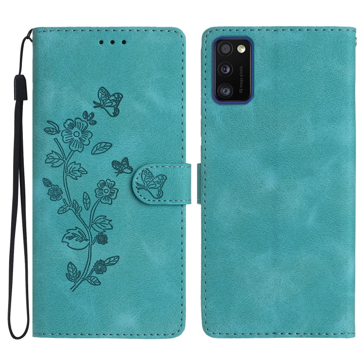 Flower Butterfly Embossing Pattern Leather Phone Case, For Samsung Galaxy S22 5G, For Samsung Galaxy A13 5G, For Samsung Galaxy M32, For Samsung Galaxy A41, For Samsung Galaxy A22 4G, For Samsung Galaxy A22 5G, For Samsung Galaxy S21 FE 5G             ...