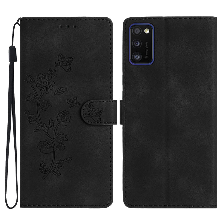 Flower Butterfly Embossing Pattern Leather Phone Case, For Samsung Galaxy S22 5G, For Samsung Galaxy A13 5G, For Samsung Galaxy M32, For Samsung Galaxy A41, For Samsung Galaxy A22 4G, For Samsung Galaxy A22 5G, For Samsung Galaxy S21 FE 5G             ...
