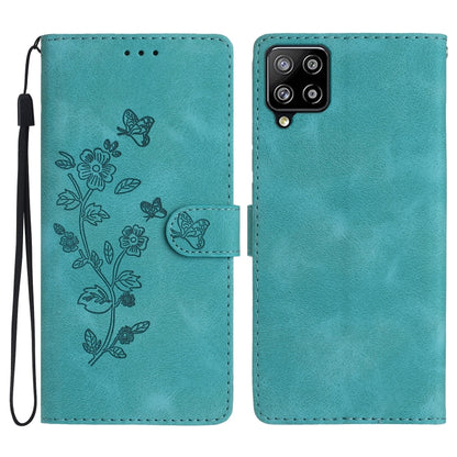 Flower Butterfly Embossing Pattern Leather Phone Case, For Samsung Galaxy A12, For Samsung Galaxy A42 5G, For Samsung Galaxy Note20 Ultra, For Samsung Galaxy Note20, For Samsung Galaxy A21s, For Samsung Galaxy S20 Ultra, For Samsung Galaxy S20         ...