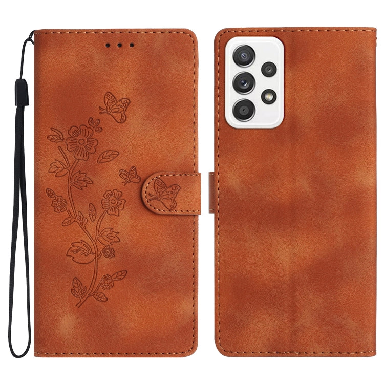Flower Butterfly Embossing Pattern Leather Phone Case, For Samsung Galaxy A32 4G, For Samsung Galaxy A72 5G, For Samsung Galaxy A52 5G, For Samsung Galaxy A32 5G, For Samsung Galaxy S21 5G, For Samsung Galaxy S21+ 5G, For Samsung Galaxy S21 Ultra 5G   ...