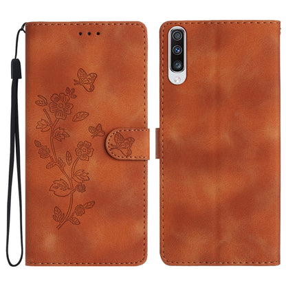 Flower Butterfly Embossing Pattern Leather Phone Case, For Samsung Galaxy A71 4G, For Samsung Galaxy A51 4G, For Samsung Galaxy A20s, For Samsung Galaxy Note10, For Samsung Galaxy Note10+, For Samsung Galaxy A20e, For Samsung Galaxy A70                ...