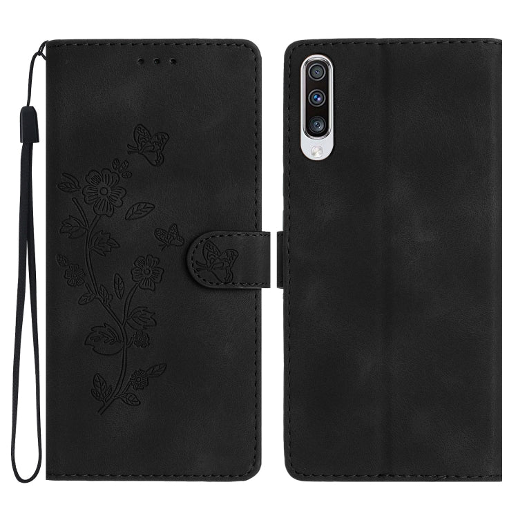 Flower Butterfly Embossing Pattern Leather Phone Case, For Samsung Galaxy A71 4G, For Samsung Galaxy A51 4G, For Samsung Galaxy A20s, For Samsung Galaxy Note10, For Samsung Galaxy Note10+, For Samsung Galaxy A20e, For Samsung Galaxy A70                ...