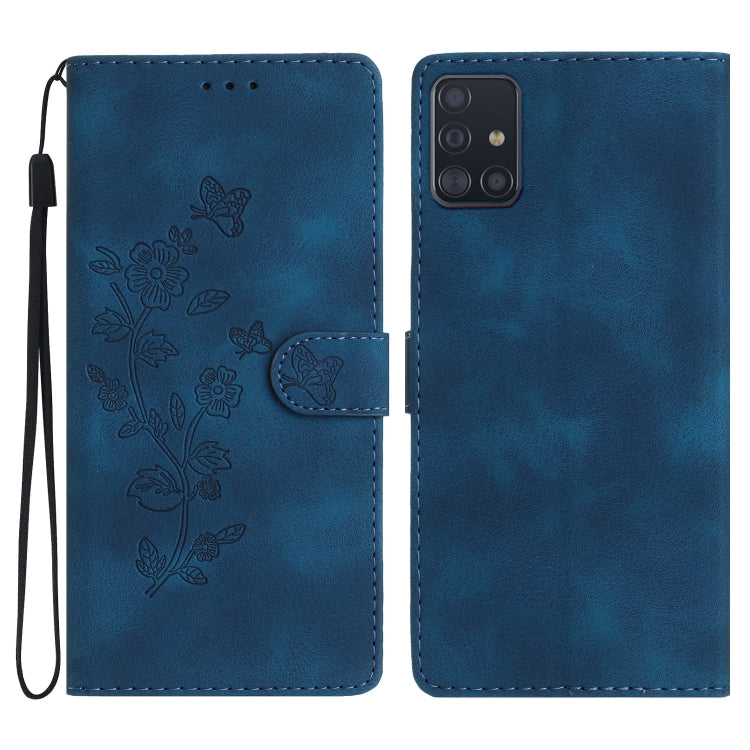 Flower Butterfly Embossing Pattern Leather Phone Case, For Samsung Galaxy A71 4G, For Samsung Galaxy A51 4G, For Samsung Galaxy A20s, For Samsung Galaxy Note10, For Samsung Galaxy Note10+, For Samsung Galaxy A20e, For Samsung Galaxy A70                ...