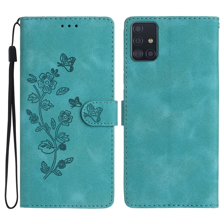 Flower Butterfly Embossing Pattern Leather Phone Case, For Samsung Galaxy A71 4G, For Samsung Galaxy A51 4G, For Samsung Galaxy A20s, For Samsung Galaxy Note10, For Samsung Galaxy Note10+, For Samsung Galaxy A20e, For Samsung Galaxy A70                ...