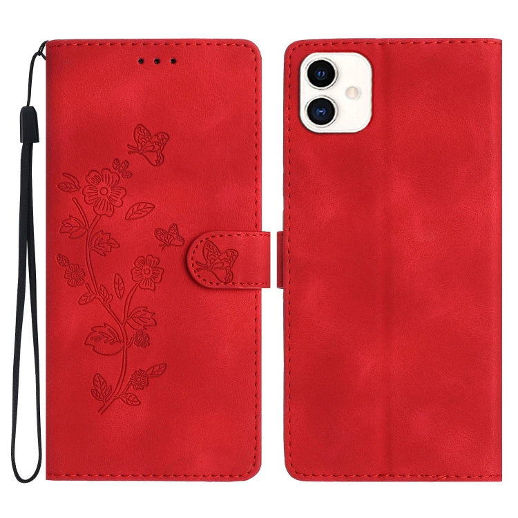 Flower Butterfly Embossing Pattern Leather Phone Case, For Samsung Galaxy A23 5G, For Samsung Galaxy S24 Ultra 5G, For Samsung Galaxy A25 5G, For Samsung Galaxy A15, For Samsung Galaxy A35 5G, For Samsung Galaxy A05, For Samsung Galaxy A04 Core        ...