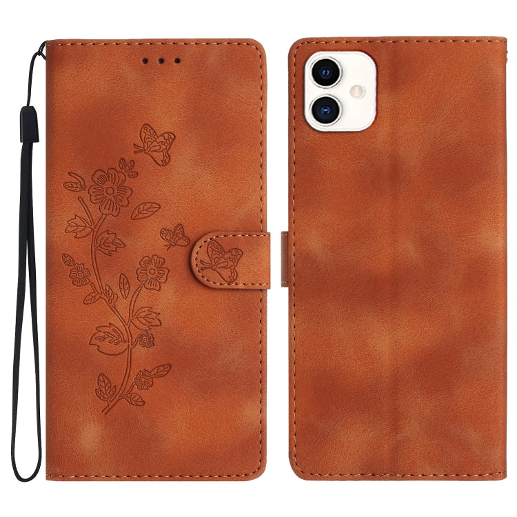 Flower Butterfly Embossing Pattern Leather Phone Case, For Samsung Galaxy A23 5G, For Samsung Galaxy S24 Ultra 5G, For Samsung Galaxy A25 5G, For Samsung Galaxy A15, For Samsung Galaxy A35 5G, For Samsung Galaxy A05, For Samsung Galaxy A04 Core        ...