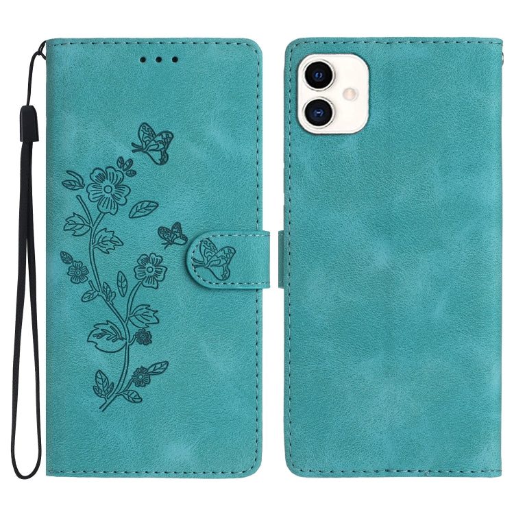 Flower Butterfly Embossing Pattern Leather Phone Case, For Samsung Galaxy A23 5G, For Samsung Galaxy S24 Ultra 5G, For Samsung Galaxy A25 5G, For Samsung Galaxy A15, For Samsung Galaxy A35 5G, For Samsung Galaxy A05, For Samsung Galaxy A04 Core        ...