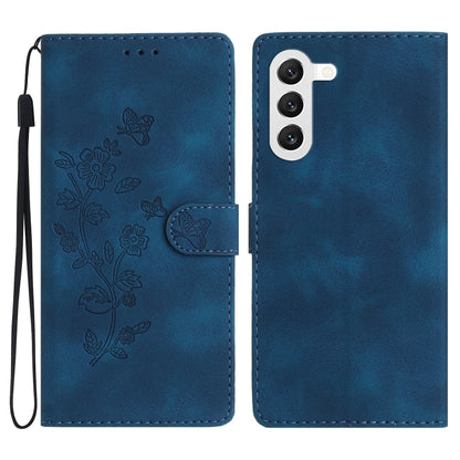 Flower Butterfly Embossing Pattern Leather Phone Case, For Samsung Galaxy A15, For Samsung Galaxy A35 5G, For Samsung Galaxy A23 5G, For Samsung Galaxy S24 Ultra 5G, For Samsung Galaxy A25 5G, For Samsung Galaxy S24+ 5G, For Samsung Galaxy S23 FE 5G   ...