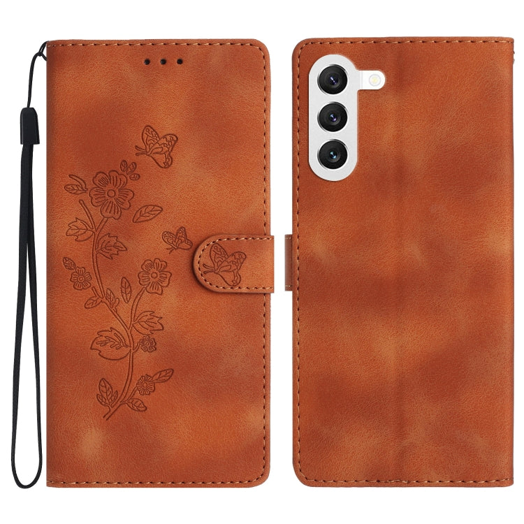 Flower Butterfly Embossing Pattern Leather Phone Case, For Samsung Galaxy A23 5G, For Samsung Galaxy S24 Ultra 5G, For Samsung Galaxy A25 5G, For Samsung Galaxy A15, For Samsung Galaxy A35 5G, For Samsung Galaxy A05, For Samsung Galaxy A04 Core        ...
