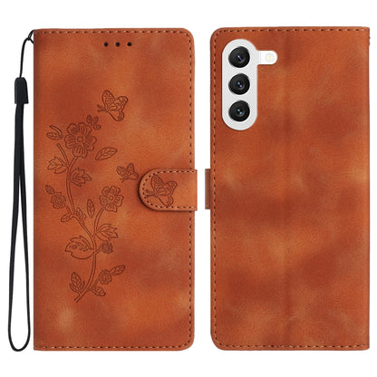Flower Butterfly Embossing Pattern Leather Phone Case, For Samsung Galaxy A15, For Samsung Galaxy A35 5G, For Samsung Galaxy A23 5G, For Samsung Galaxy S24 Ultra 5G, For Samsung Galaxy A25 5G, For Samsung Galaxy S24+ 5G, For Samsung Galaxy S23 FE 5G   ...