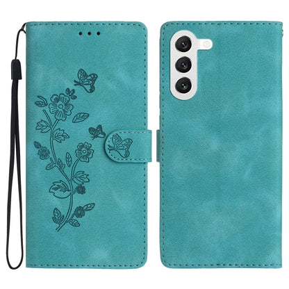 Flower Butterfly Embossing Pattern Leather Phone Case, For Samsung Galaxy A15, For Samsung Galaxy A35 5G, For Samsung Galaxy A23 5G, For Samsung Galaxy S24 Ultra 5G, For Samsung Galaxy A25 5G, For Samsung Galaxy S24+ 5G, For Samsung Galaxy S23 FE 5G   ...
