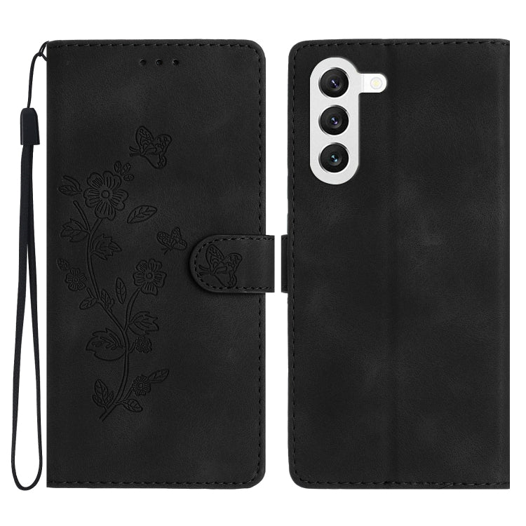 Flower Butterfly Embossing Pattern Leather Phone Case, For Samsung Galaxy A23 5G, For Samsung Galaxy S24 Ultra 5G, For Samsung Galaxy A25 5G, For Samsung Galaxy A15, For Samsung Galaxy A35 5G, For Samsung Galaxy A05, For Samsung Galaxy A04 Core        ...