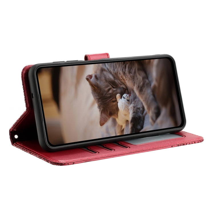 Cat Embossing Pattern Leather Phone Case with Lanyard, For Samsung Galaxy A13 4G, For Samsung Galaxy S22 Ultra, For Samsung Galaxy S22+, For Samsung Galaxy S22, For Samsung Galaxy A22 5G, For Samsung Galaxy S21 FE, For Samsung Galaxy A72               ...