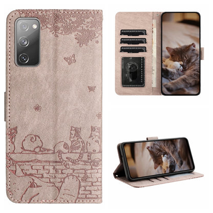 Cat Embossing Pattern Leather Phone Case with Lanyard, For Samsung Galaxy A54, For Samsung Galaxy A05s, For Samsung Galaxy A15, For Samsung Galaxy S23 FE, For Samsung Galaxy S23 Ultra, For Samsung Galaxy S23, For Samsung Galaxy S20 FE                  ...