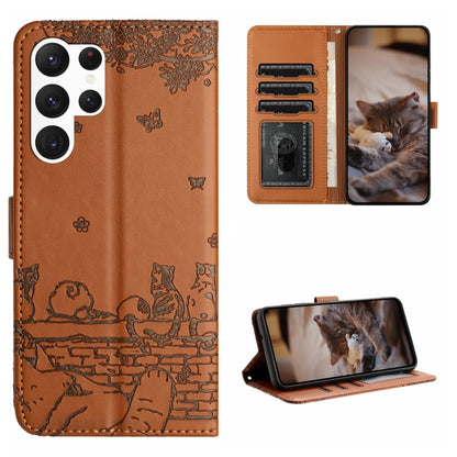 Cat Embossing Pattern Leather Phone Case with Lanyard, For Samsung Galaxy A54, For Samsung Galaxy A05s, For Samsung Galaxy A15, For Samsung Galaxy S23 FE, For Samsung Galaxy S23 Ultra, For Samsung Galaxy S23, For Samsung Galaxy S20 FE                  ...