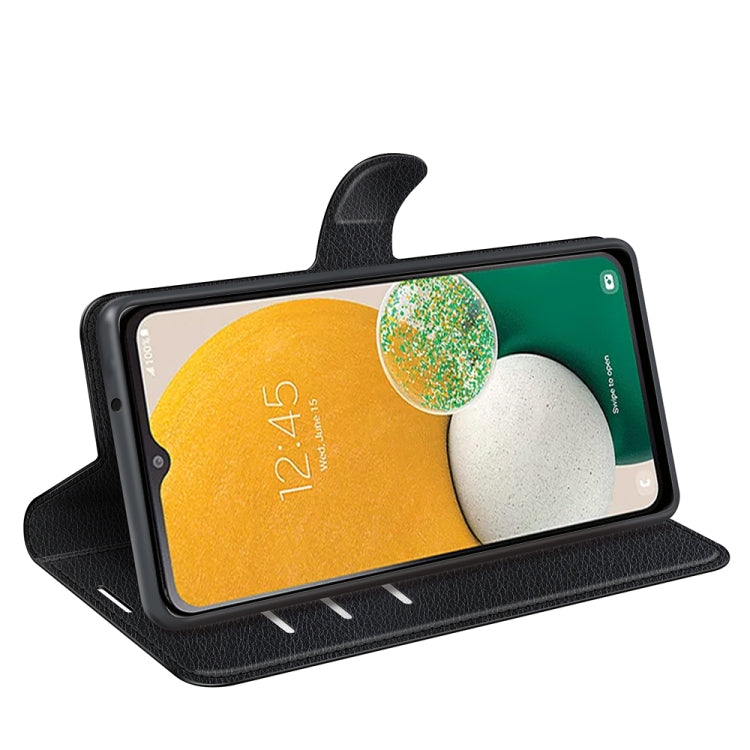 Litchi Texture Horizontal Flip Phone Case with Holder, For Samsung Galaxy A14 5G