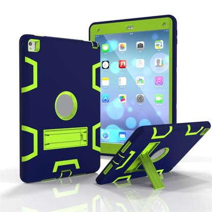 Shockproof PC + Silicone Protective Case，with Holder, For Samsung Galaxy Tab A 10.1 (2019) T510, For Samsung Galaxy Tab A 10.5 T590, For Samsung Galaxy Tab S5e T720, For iPad Air, For iPad 9.7(2017), For iPad Pro 10.5 inch (2017), For iPad Pro 11 (2018...