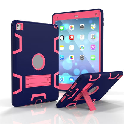 Shockproof PC + Silicone Protective Case，with Holder, For Samsung Galaxy Tab A 10.1 (2019) T510, For Samsung Galaxy Tab A 10.5 T590, For Samsung Galaxy Tab S5e T720, For iPad Air, For iPad 9.7(2017), For iPad Pro 10.5 inch (2017), For iPad Pro 11 (2018...
